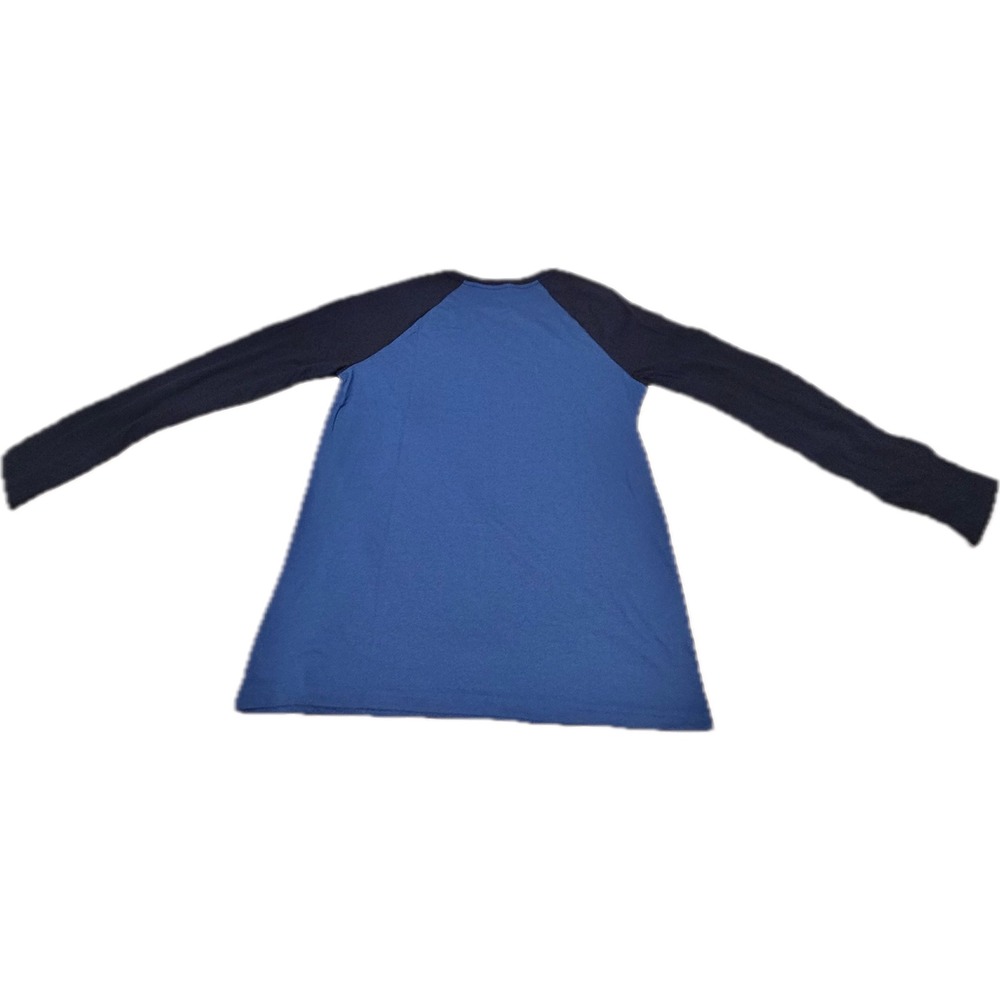 Sonoma Raglan Tee Boys Large Blue Navy NEW Long Sleeve Baseball Shirt - Picture 2 of 4